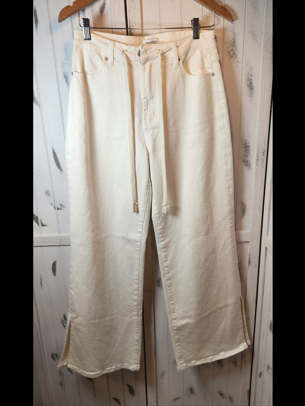 Anniewear White Wide-Leg Pants - Picture 3 of 5